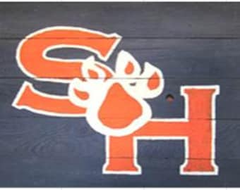 Sam Houston State University Rustic Sign