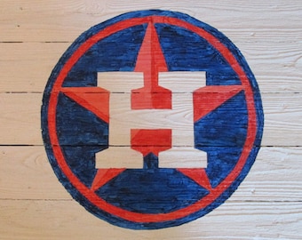 Houston Astros Rustic Sign