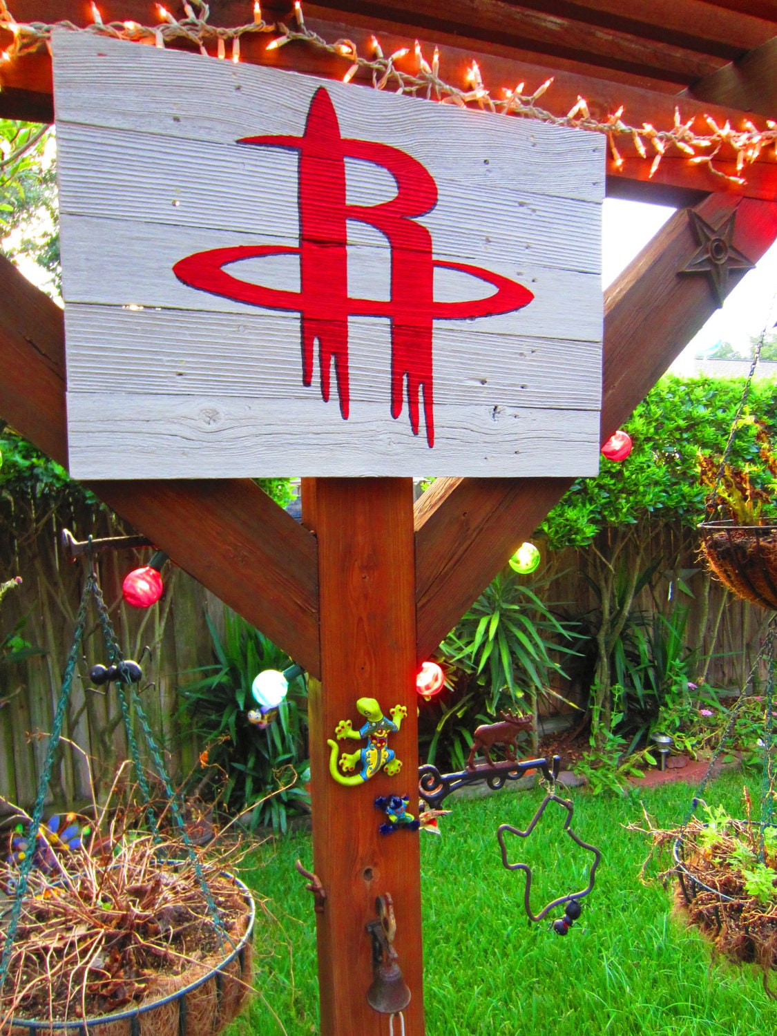 Houston Rockets Rustic Sign - Etsy