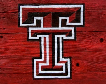 Texas Tech University Rustic Sign