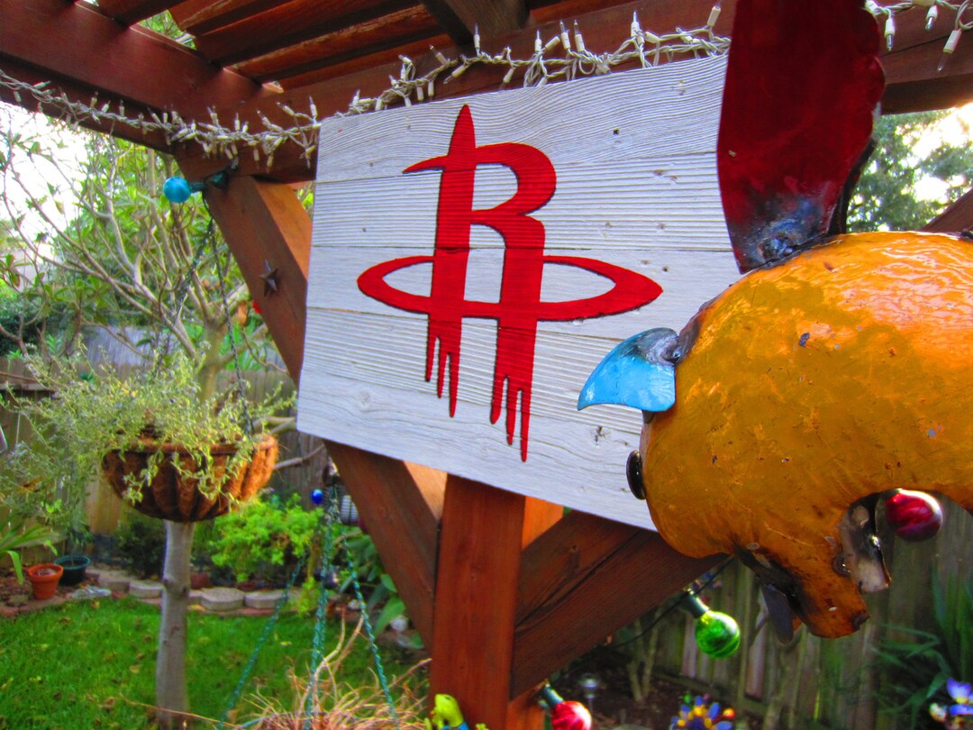 Houston Rockets Rustic Sign - Etsy
