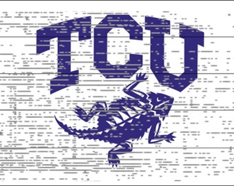 Texas Christian University Horned Frogs Rustic Sign - TCU