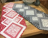 Francis table runner - PDF PATTERN -Upgrade to video tutorial available