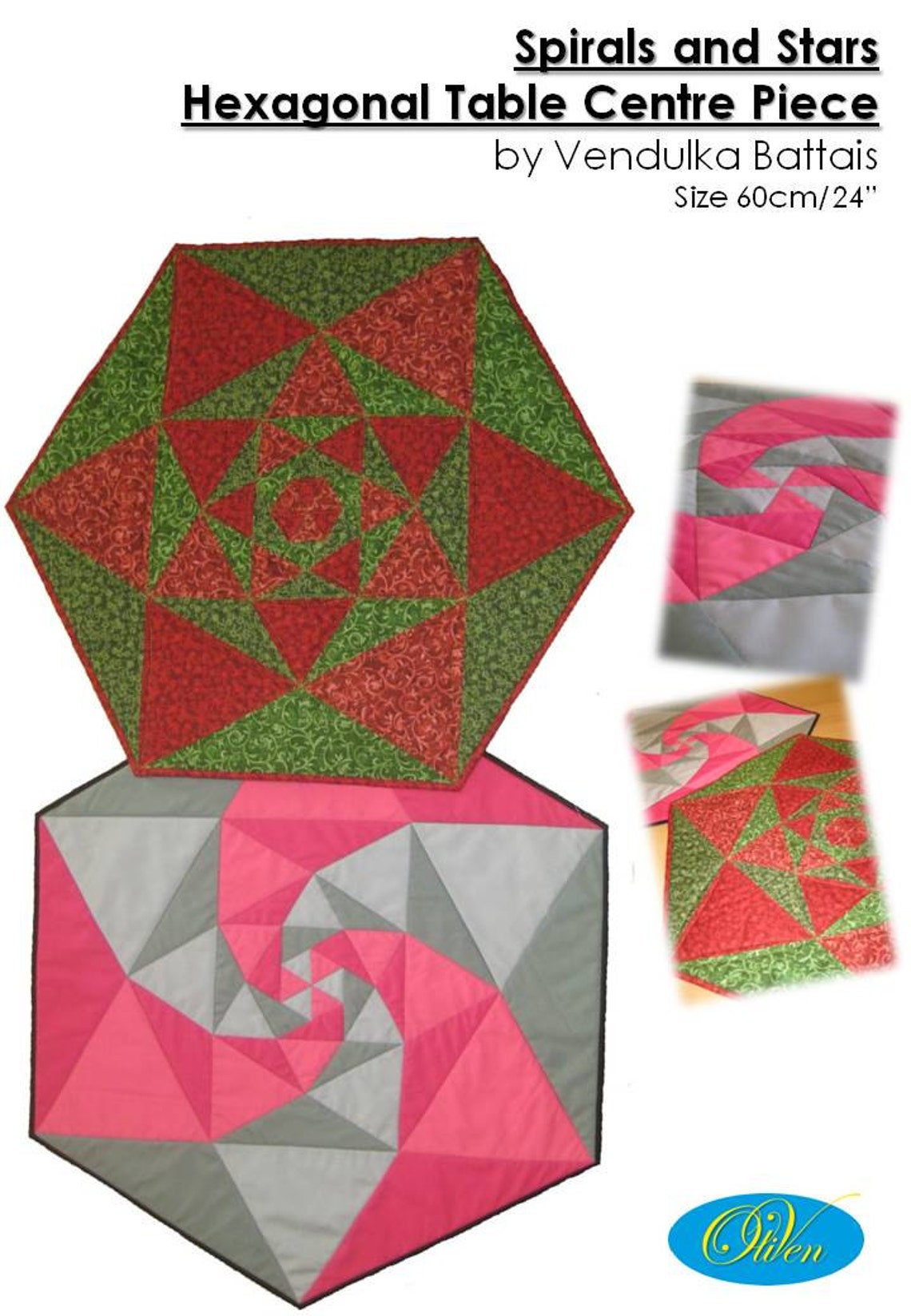 Hexagonal Table Cenre Piece Pattern PDF Instant Download | Etsy