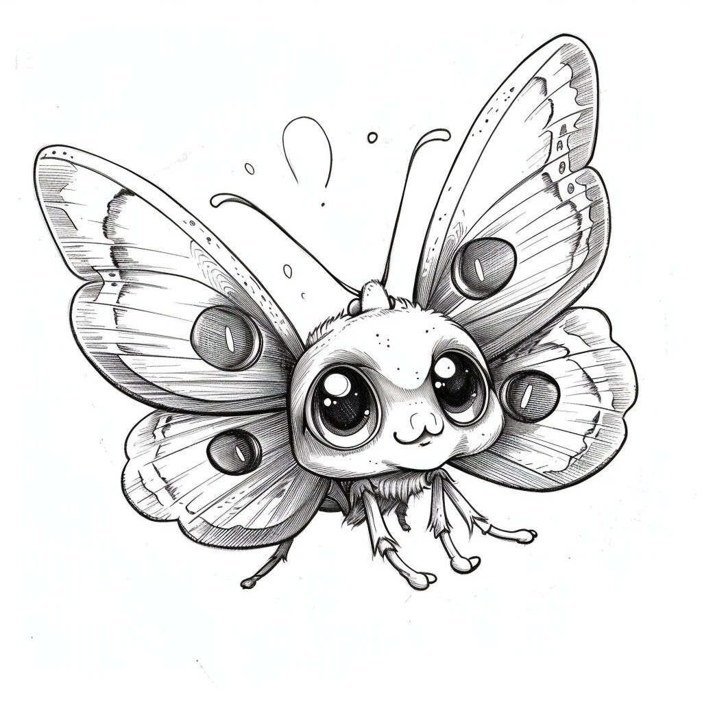 12 Butterfly Animal Coloring Pages for Adults and Children Printable ...