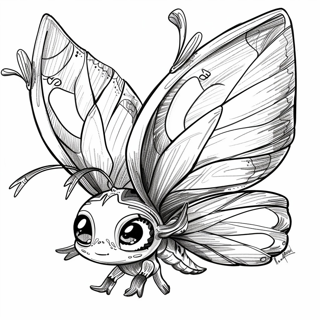 12 Butterfly Animal Coloring Pages for Adults and Children Printable ...