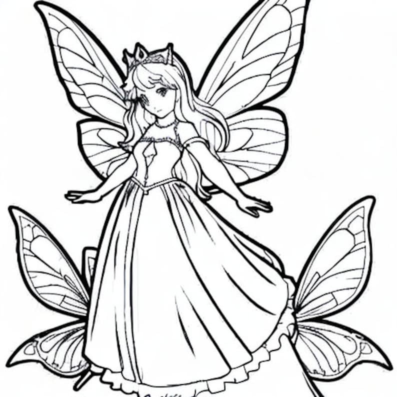 100 Elfen Ausmalbilder für Erwachsene und Kinder zum - Etsy Schweiz