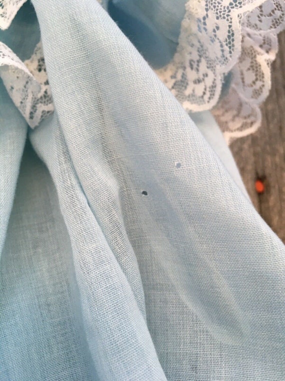 Rare size 15 dress light blue Gunne Sax cottageco… - image 6