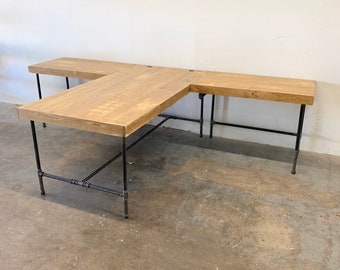 T Shaped Desk Etsy