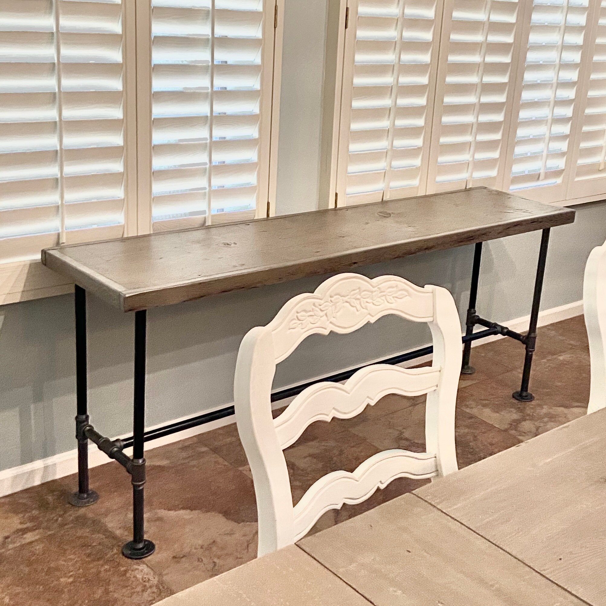 Albert Console Table 72 84 Reclaimed Wood And Steel Albert Console Table 72 84 Reclaimed, 84 Console Table