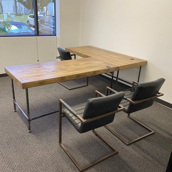 L Shaped Desk - Etsy