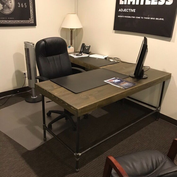 L Shaped Desk Office Layout