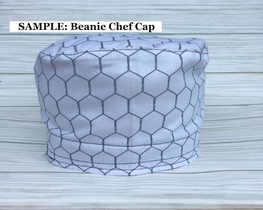 Beanie Chef Hat 10 Patterns Unisex Adjustable Sweatband Etsy