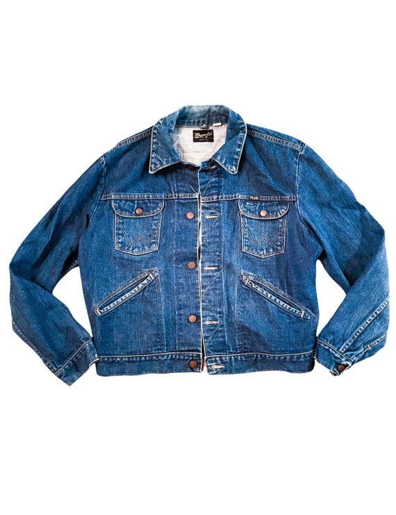 Vintage wrangler jacket blue   Gem
