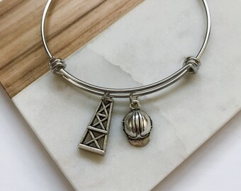 Oilfield Wife Jewelry Oilfield Wife Gift Oil Tower Jewelry Oilfield Girlfriend Oilfield Wife Bracelet Roughneck Wife Jewelry