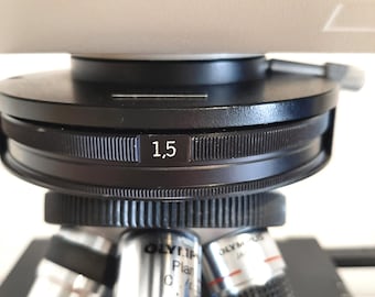 OLYMPUS BH2-BHS MICROSCOPE. In Good order with Optovar and Trinocular