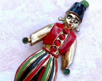 Coro Enamel 1940's Moroccan Man Figure Ethnic Dress