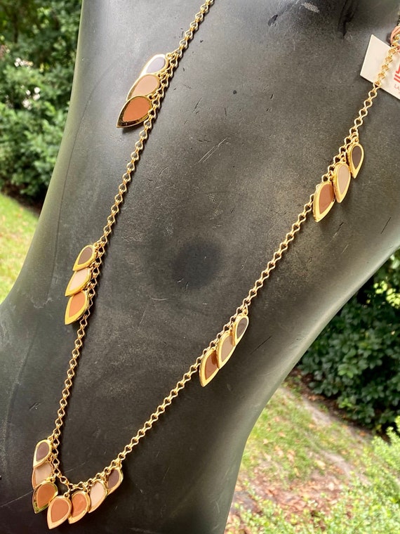 Simply Gorgeous Vintage LANVIN Paris Enamel Rain … - image 4