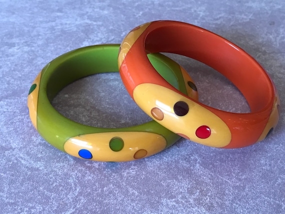 Contemporary Artisan Bakelite Utilizing Vintage M… - image 2