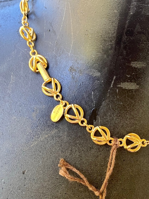 Vintage Valentino Garavani Iconic Signature Logo Necklace - Etsy