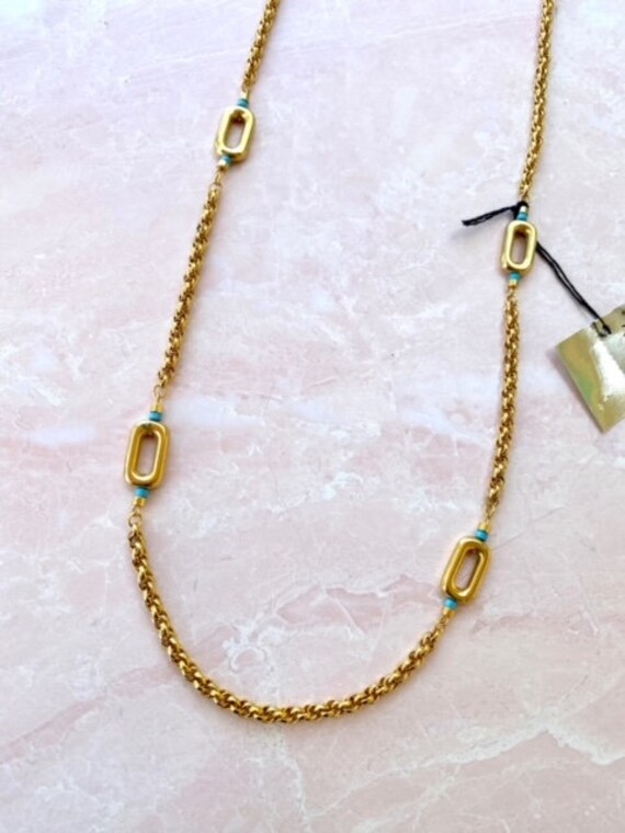 Rare Diane Von Fürstenberg Iconic Chain Link with… - image 3