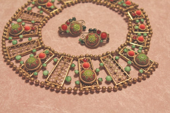 Juliana Ball Chain Design Moroccan Matrix turquoi… - image 4