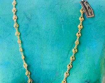 Vintage Valentino Iconic Logo 32 inch Long Necklace