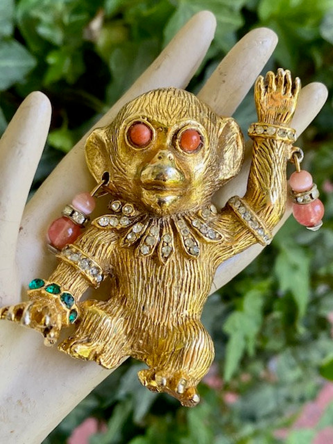 K.J.L. Kenneth Lane Rare Unsigned 1967 Gypsy Monkey Brooch - Etsy