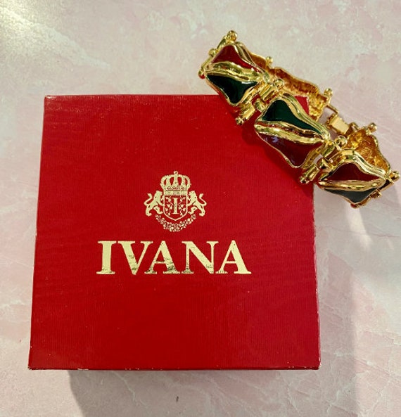 Designer Ivana Enamel Bracelet French Designer style
