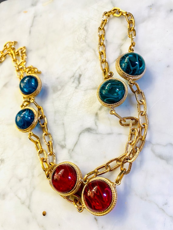 Unsigned maybe Yves Saint Laurent Necklace Flawed 