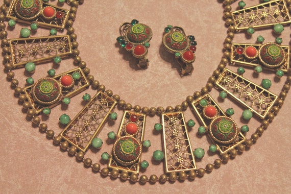 Juliana Ball Chain Design Moroccan Matrix turquoi… - image 2