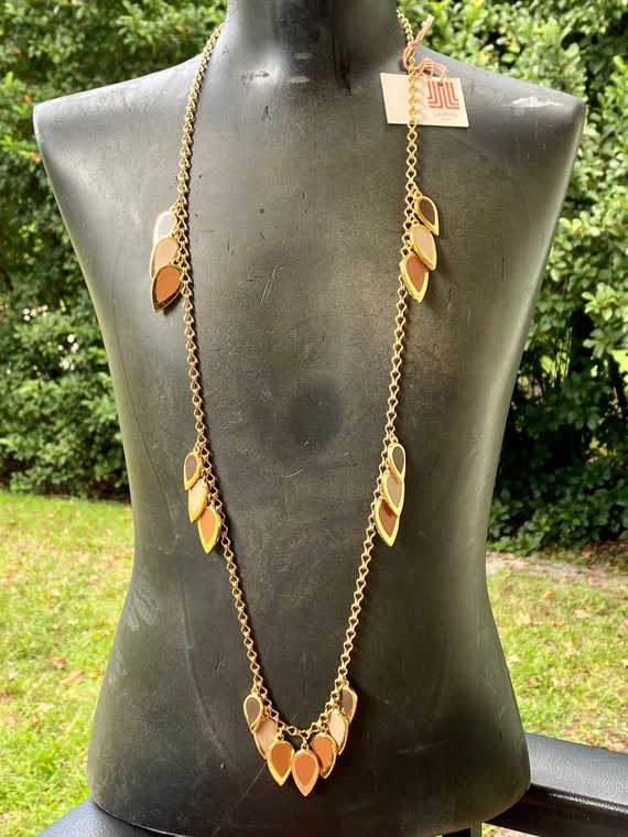 Simply Gorgeous Vintage LANVIN Paris Enamel Rain … - image 3