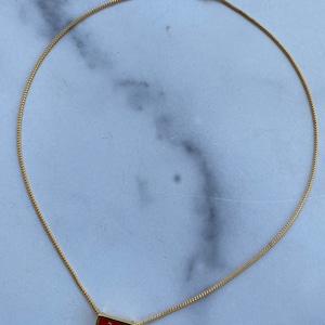 Ysl padlock necklace discount