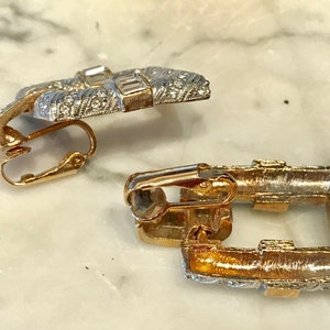 Amazing Unsigned Les Bernard Vintage Diamante and Pearl Necklace and Earrings Fine Jewelry Look bild 8