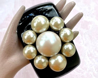 Diamonds and Rust Original French Designer Style Faux Pearl Bracelet