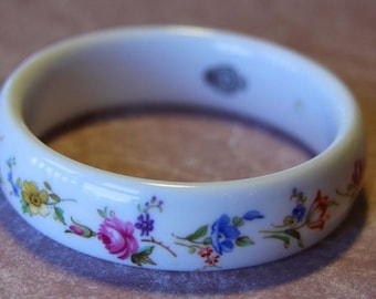 Kenneth Jay Lane KJL Royal Worcester Porcelain Bracelet