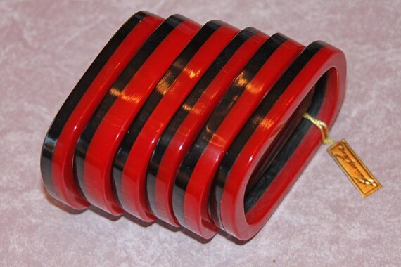 Vintage Kenneth Lane  KJL Bakelite Bangle Bracele… - image 2