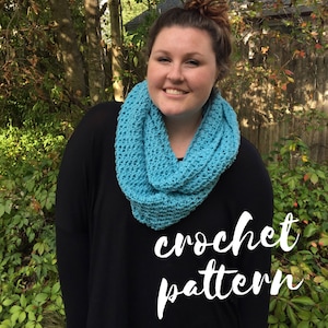CROCHET SCARF PATTERN || Crochet infinity Scarf Pattern, infinity scarf crochet pattern, crochet pattern infinity scarf, long scarf pattern