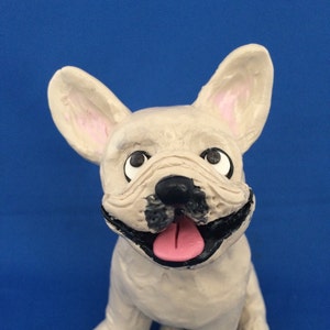 Fawn French bulldog - dog figurine