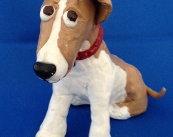 Italian Greyhound dog figurine