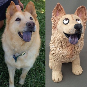 Custom dog figurine based on your dog image 6