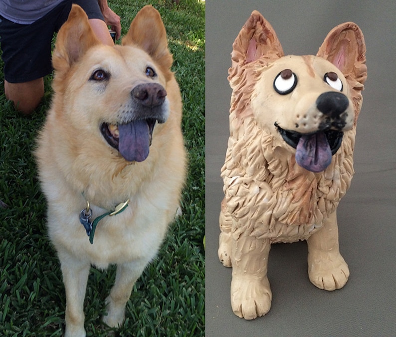 Custom dog figurine based on your dog image 6