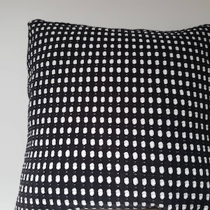 Black and White 20&quot; Square Pillow Cover