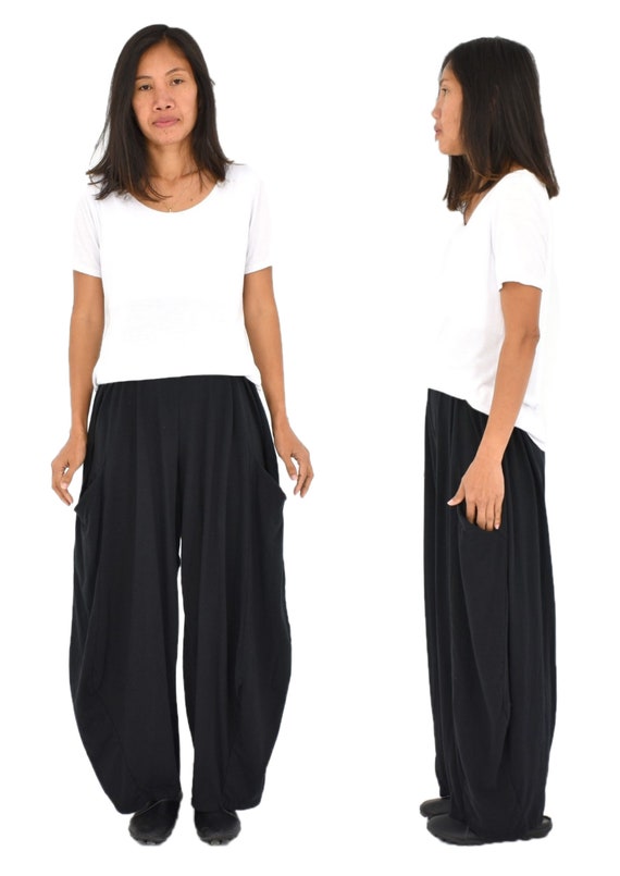 jersey plus size harem pants