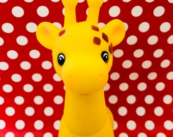 baby giraffe squeaky toy