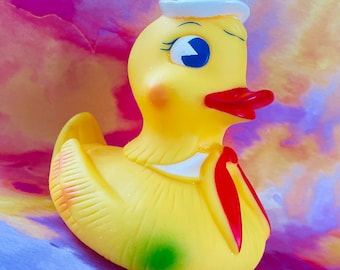 Vintage Large Rubber Duck - Etsy