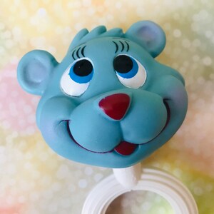 Vintage Rubber Bear, Squeak Toy, Squeaky Toy, Squeak Bear, Big Eyed, Kitschy