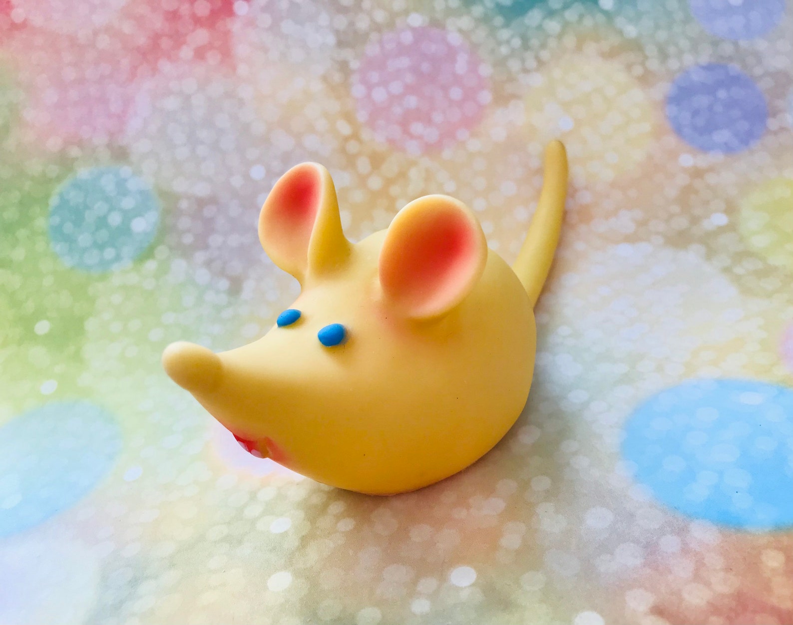 Vintage Squeaky Toy Squeak Toy Vintage Mouse Toy Plastic Etsy