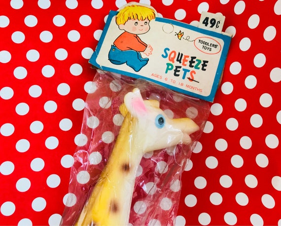 squeaky giraffe baby toy