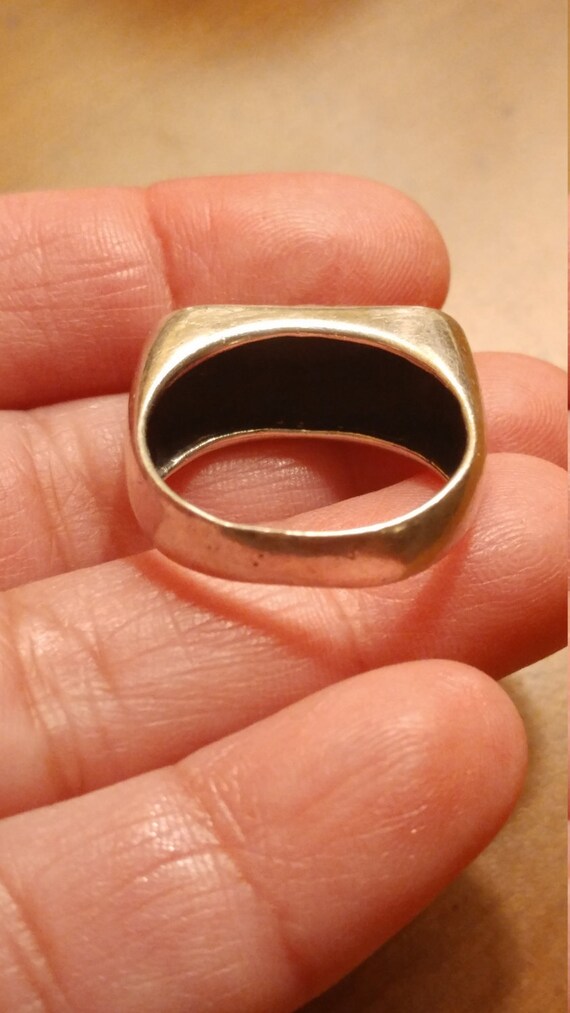 Beautiful Unique Solid Chunky Sterling Silver Mod… - image 3